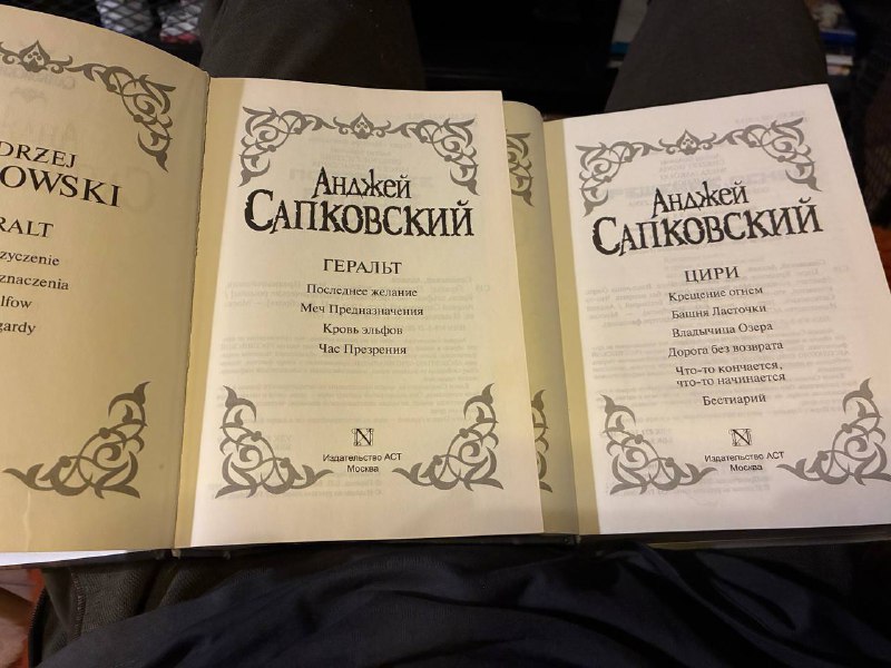 Книги про ведьмака и цири 2