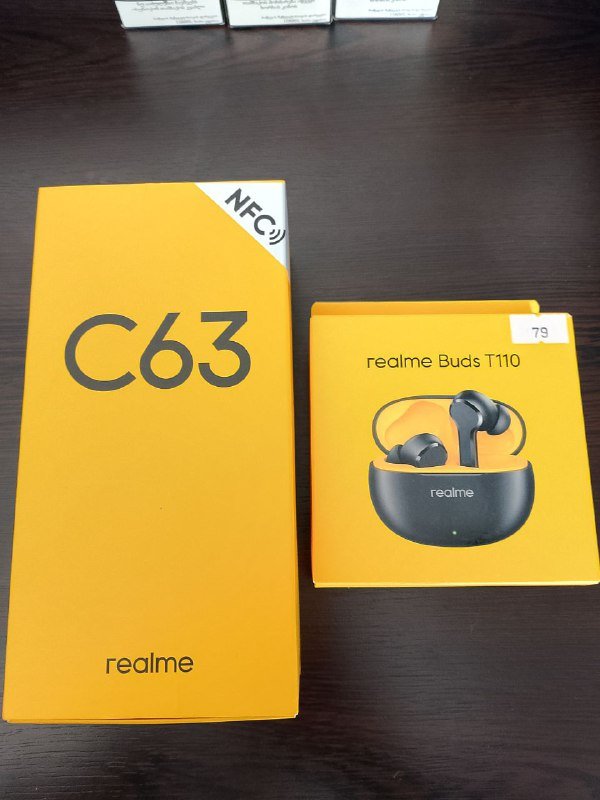 smartphone Realme C63 6/128GB и Realme Buds T110