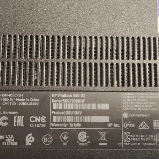 Ноутбук HP ProBook 650 G3