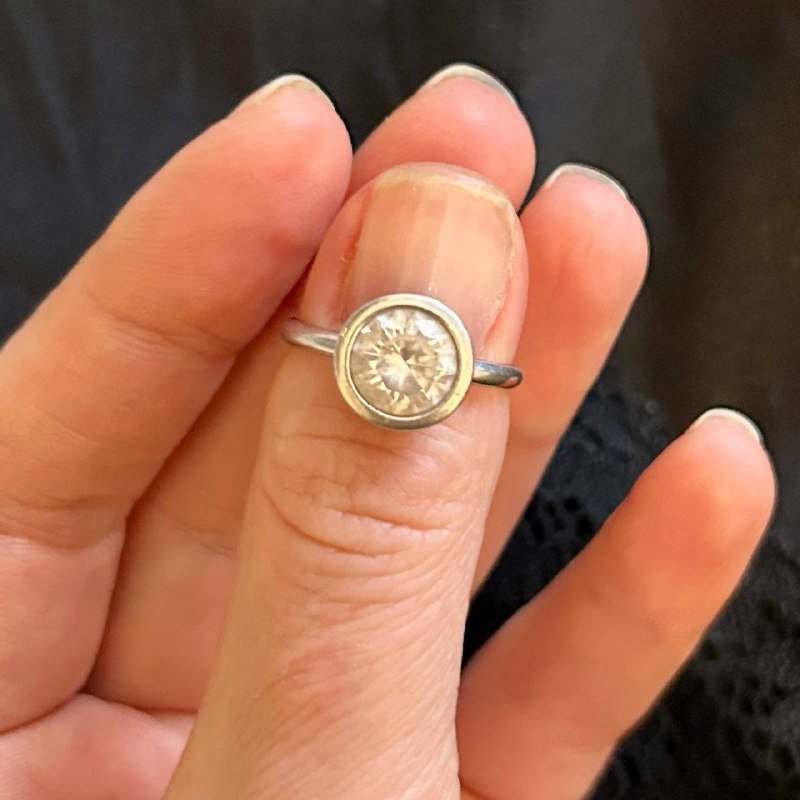 кольцо серебряное с цирконом, комплект серьги и подвеска Jenavi 2