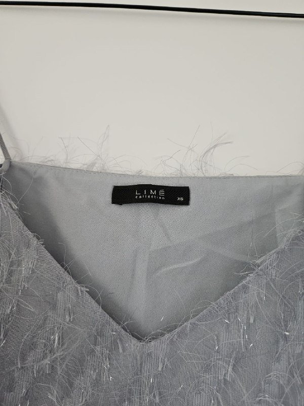 Короткое голубое платье Lime размер XS 3