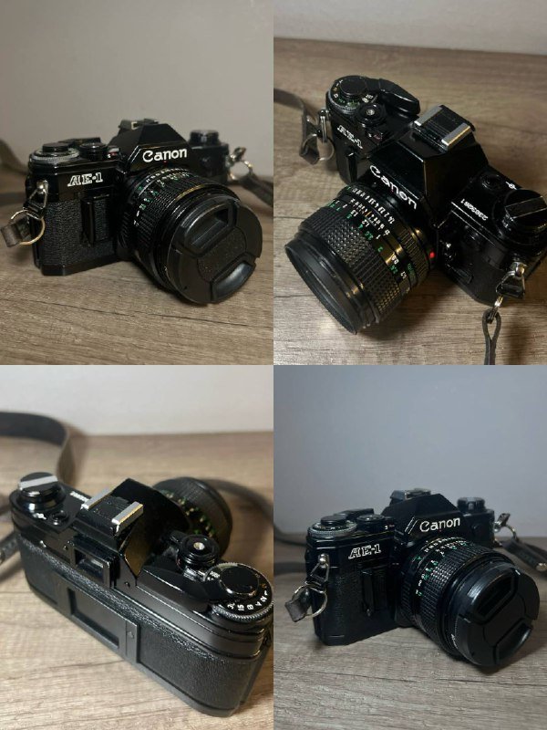 Пленочный фотоаппарат Canon AE-1 Program, объектив 50mm f/1.4