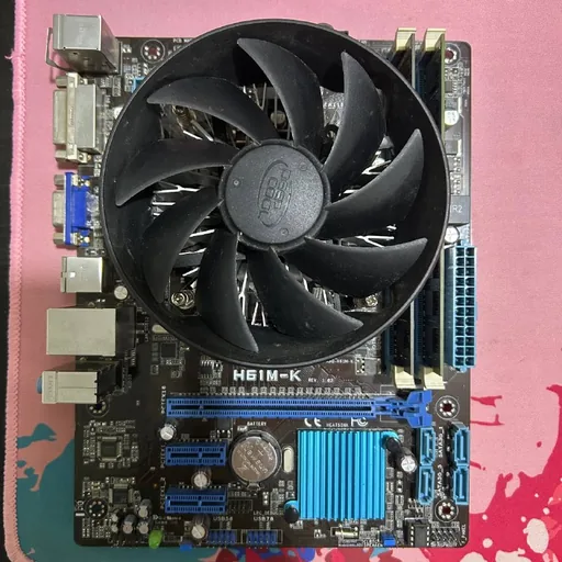Материнская плата ASUS H61M-K, Intel Core i5-3570, 12 ГБ DDR3
