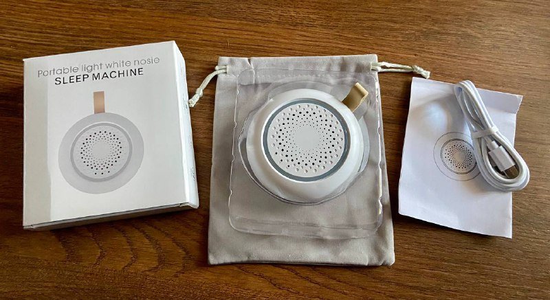 Портативный детский ночник с белым шумом 6