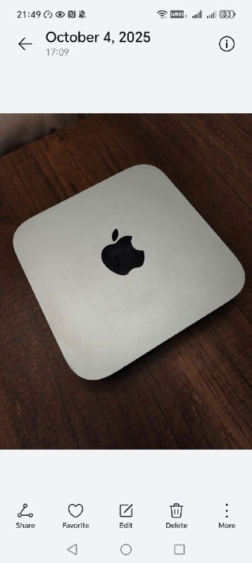 Компьютер Mac mini A 1347 2010