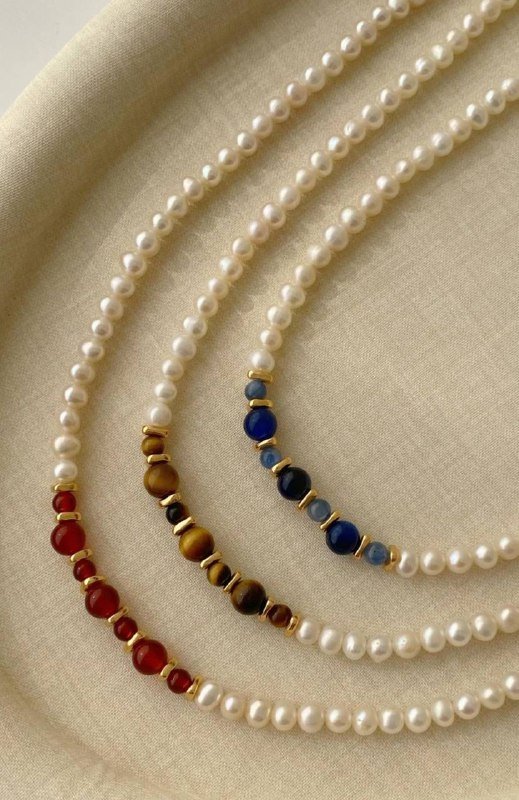 Изделия из натуральных камней, ожерелье, браслеты, серьги