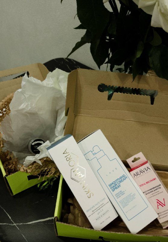 Крем-спрей для волос, Восстанавливающий бальзам, Тоник для лица, Паста для бровей