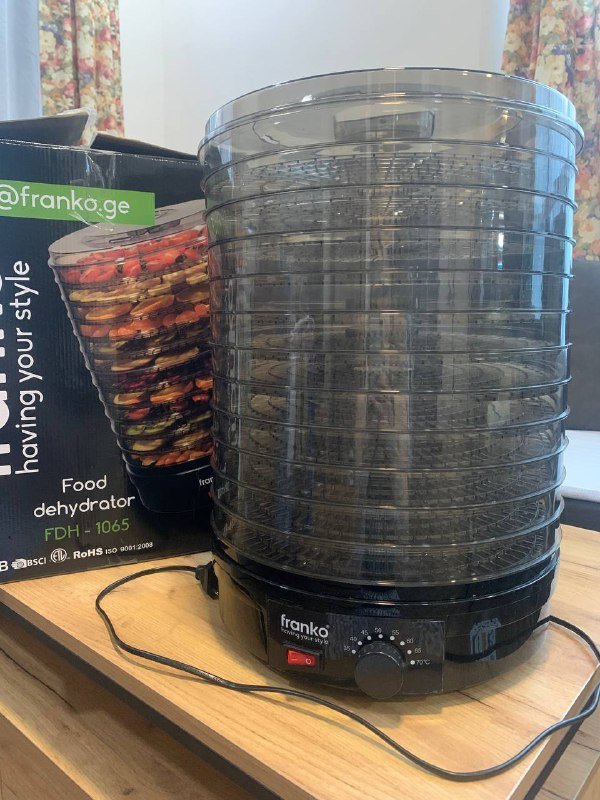 Сушилка для овощей фруктов дегидратор Franko