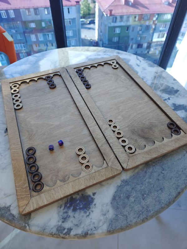 Нарды размер 50х50, кубики, Backgammon