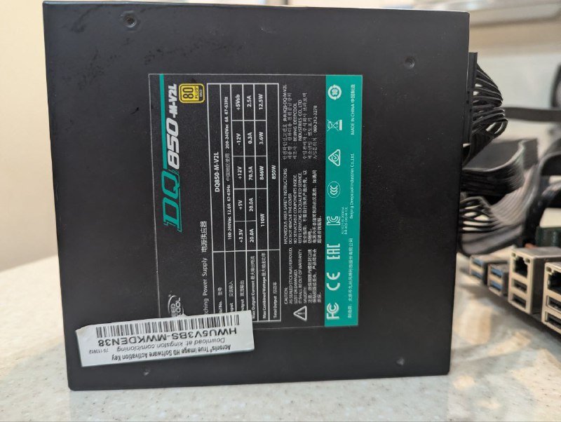 Комплект для компьютера Xeon e5-2678v3, Huananzhi x99-f8d, 128GB RAM, SSD 2TB, блок питания, кулеры, видеокарта, UPS 360Вт 3