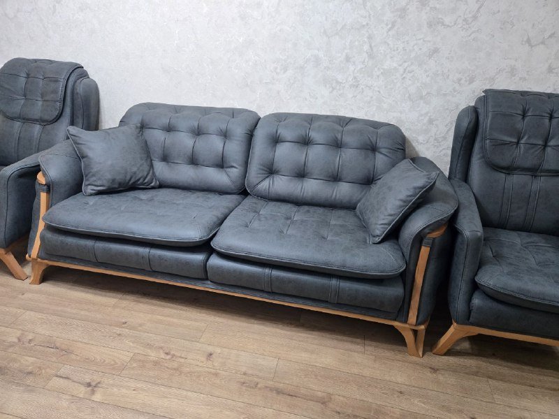 Диван раскладной и 2 кресла Алкантара 2