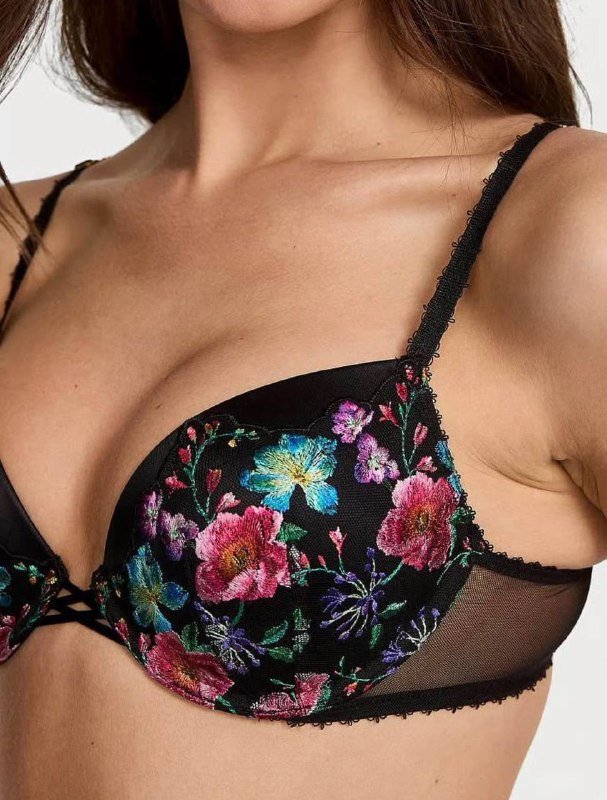 Бюстгальтер пуш-ап Victoria's Secret размер 38В Dark Blossom