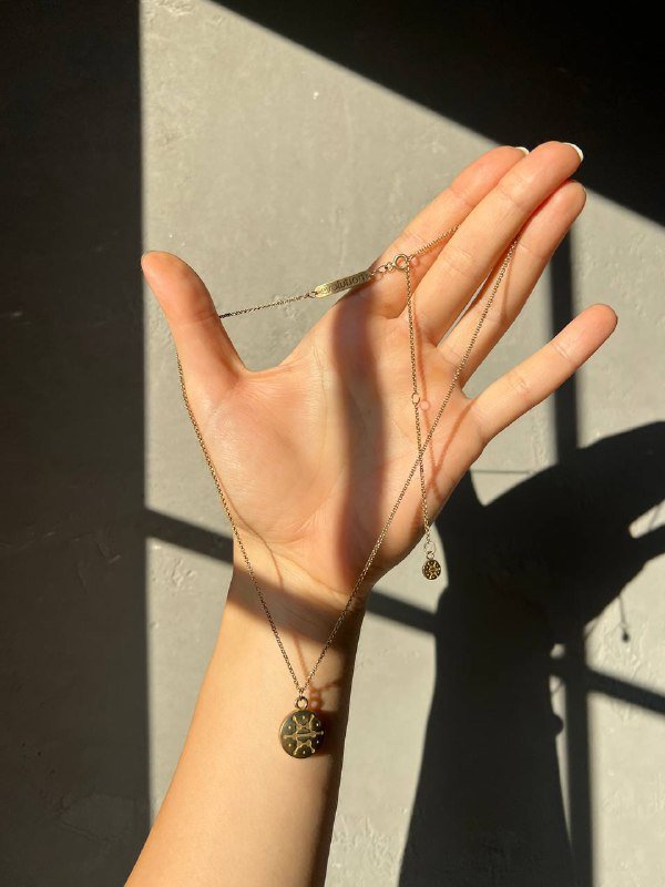 Позолоченное колье на регулировочной цепочке 3