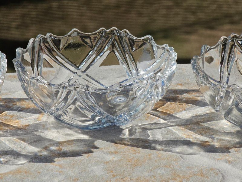 Набор прозрачных мисок 6 шт.