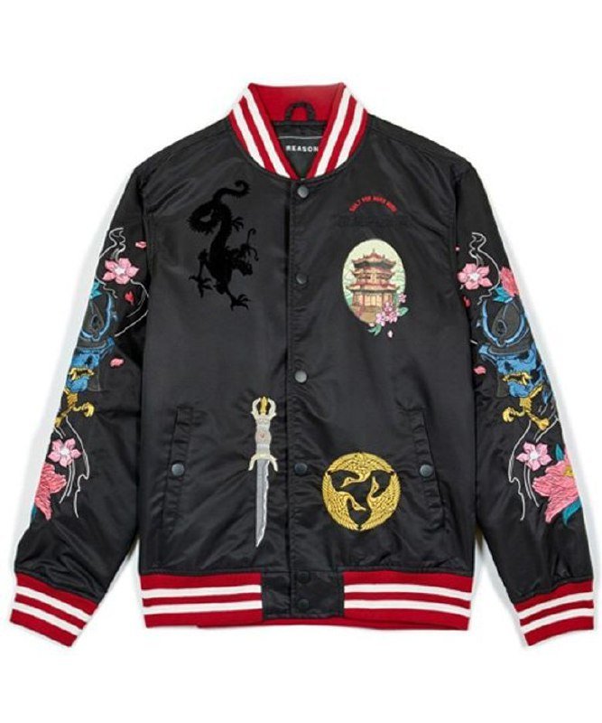 Куртка-бомбер The Reason Katana с вышивкой 4