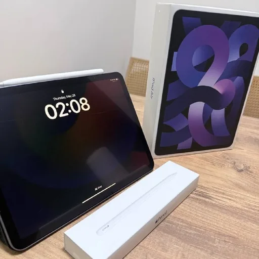 Apple iPad Air M1, Apple Pencil, case