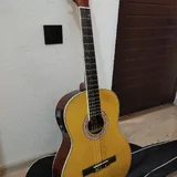 Classical guitar with pickup and truss rod 1