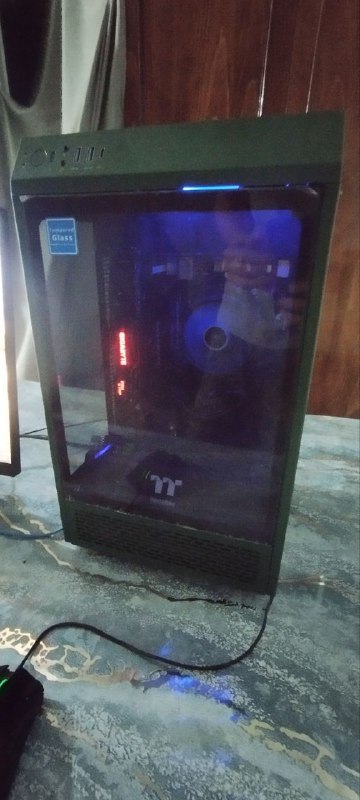 ПК с монитором LG 24, мышь Razer, клавиатура, наушники 3