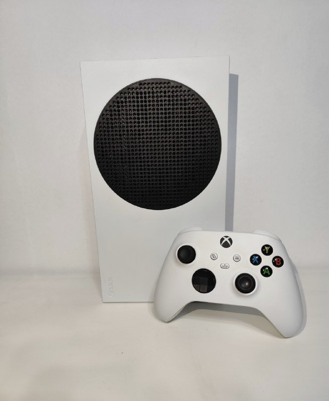 Xbox Series S 512 Гб, джойстик, кабели для подключения