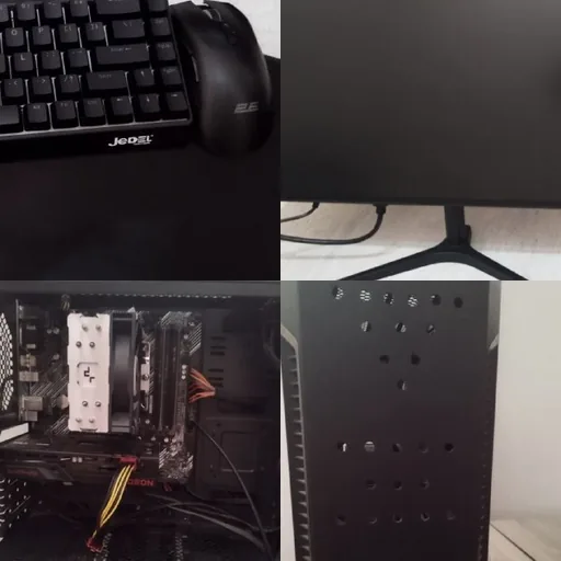 Игровой ПК Ryzen 7 3700X, RX 6600, 16 ГБ, SSD 256 ГБ