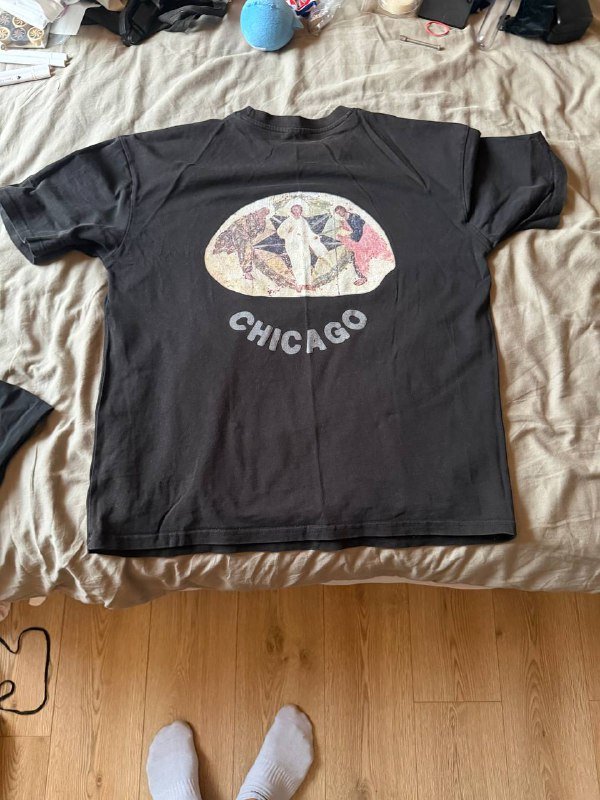 NO NAME футболка с принтом размер L