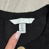 H&M შავი ქურთუკი, ზომა S/პატარა M 2