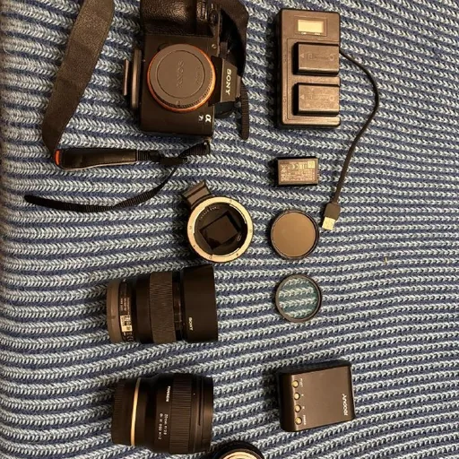 Sony a7S II, Sony 50mm, Tamron 20mm, фильтры, адаптеры