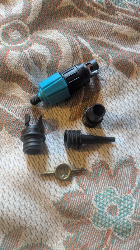 Компрессор Xiaomi pump 2d, набор универсальных насадок 3