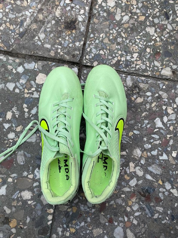 Бутсы зеленые Nike Tiempo размер 36 2