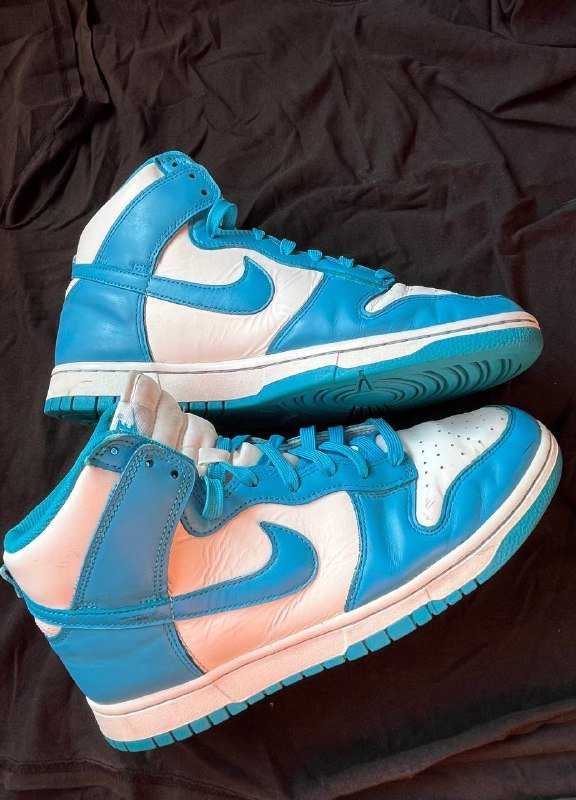 Nike dunk high retro Laser Blue мужские кроссовки размер 44 3