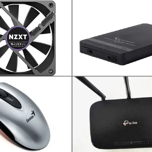 Кулер NZXT, мышь Genius, внешний диск Gembird, роутер TP-LINK