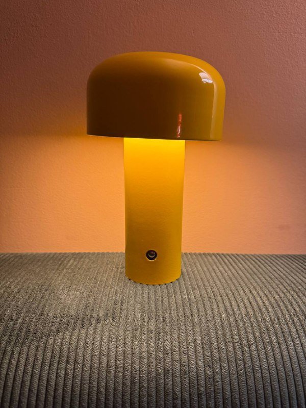 лампа ночник металлический с разным освещением 2