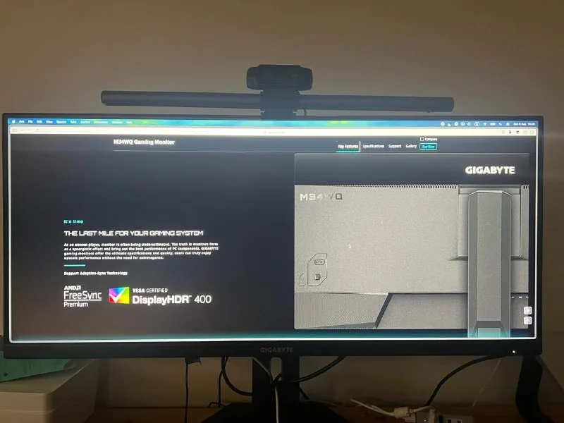 Монитор Gigabyte M34WQ 34 дюйма IPS ultrawide 1