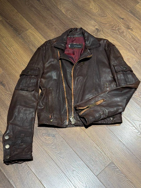 кожаная куртка DSQUARED, кожаная куртка ZARA 1
