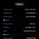 Samsung Galaxy S22 Ultra 5G 6