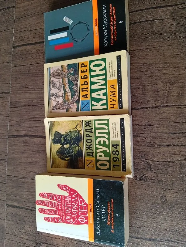 Книги Фрейд, Кэмю, Оруэлл, Мураками