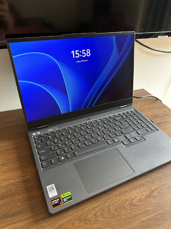 Игровой ноутбук Lenovo Legion 5 2024 15.6" RTX 4060 Ryzen 7 4
