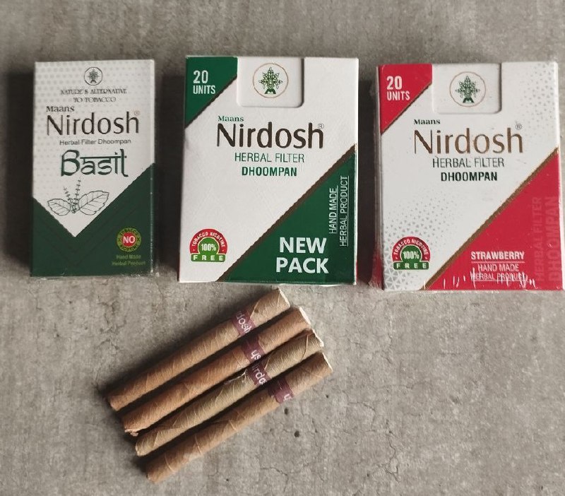 Травяные сигареты Nirdosh с разными вкусами 2