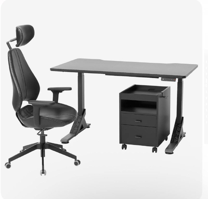 Игровой стол IKEA UPPSPEL, тумба