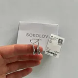 Серебряные серьги Sokolov 1