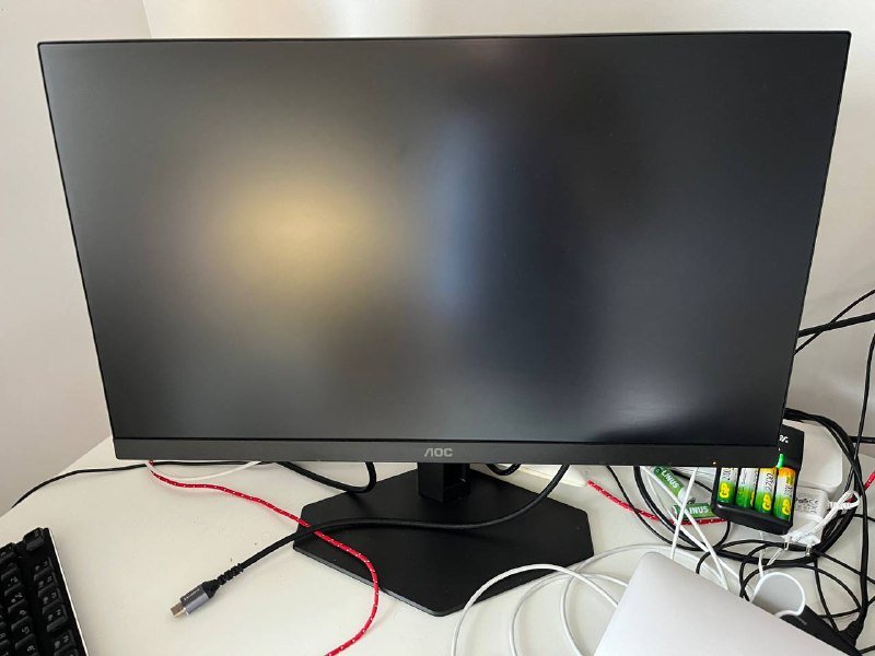 Монитор AOC 24G4XE 24" 180 Гц IPS 0.5 мс с кабелями