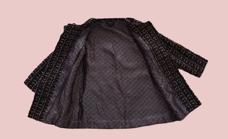 Лёгкое твидовое пальто 6-7 лет 2