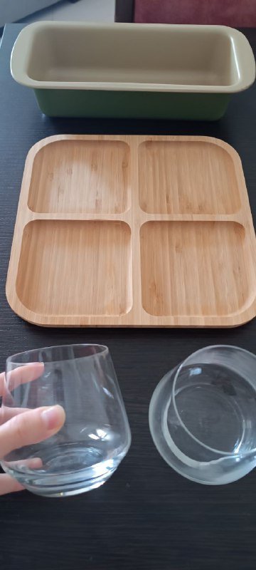 Подставки деревянные, форма для запекания, бокалы, соковыжималка 3