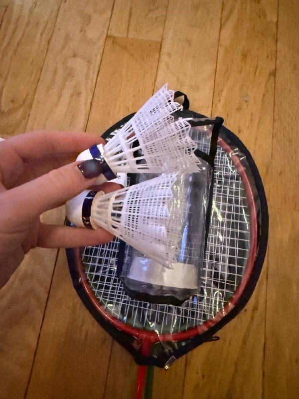 Бадминтон, прыгалка с весом 2