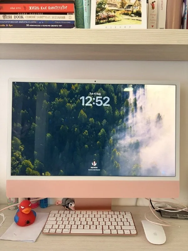 Розовый iMac 24″ M1 2021 8/512 ГБ