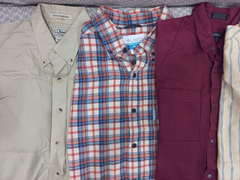 Мужские рубашки разных размеров