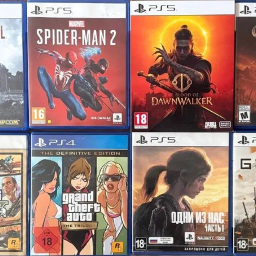 თამაშები PlayStation 5-ისა და PS4-ის დისკებზე