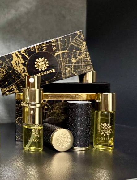 Amouage Jubilation XXV man набор тревел, кофр + 2 рефила