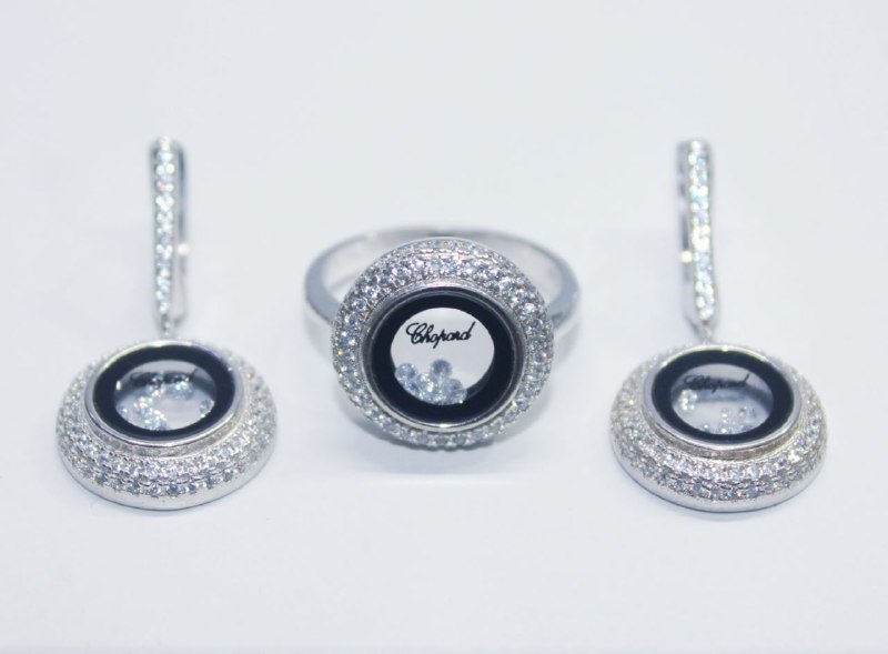 Серебряные украшения Chopard 925 и S925 3