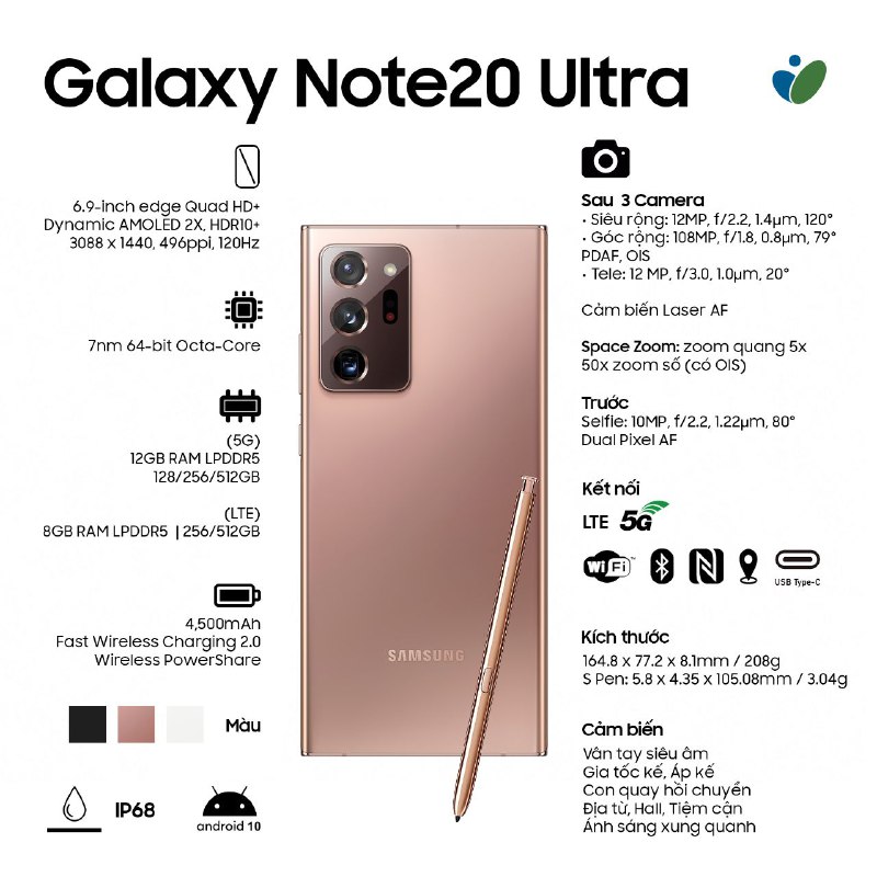 Samsung Galaxy Note20 Ultra чёрный